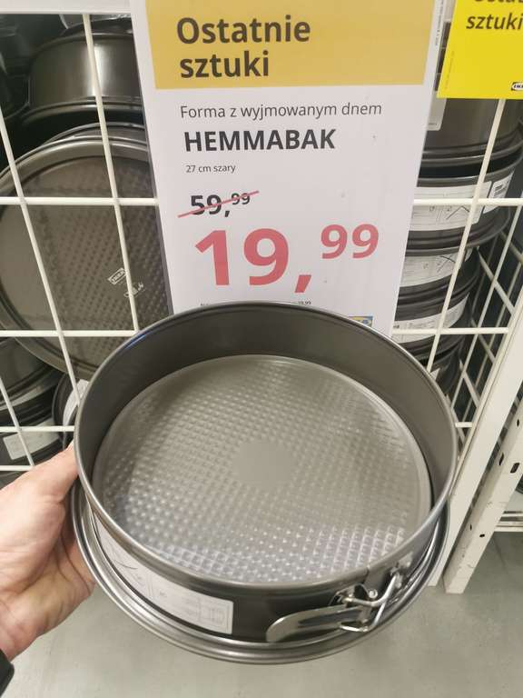 Forma z wyjmowanym dnem HEMMABAK 27cm. IKEA