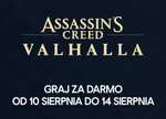 Darmowy weekend (10-14.08) z grami Assassin's Creed Valhalla, Black Flag, Revelations, Brotherhood i AC II na PS4, PS5, Xbox i PC