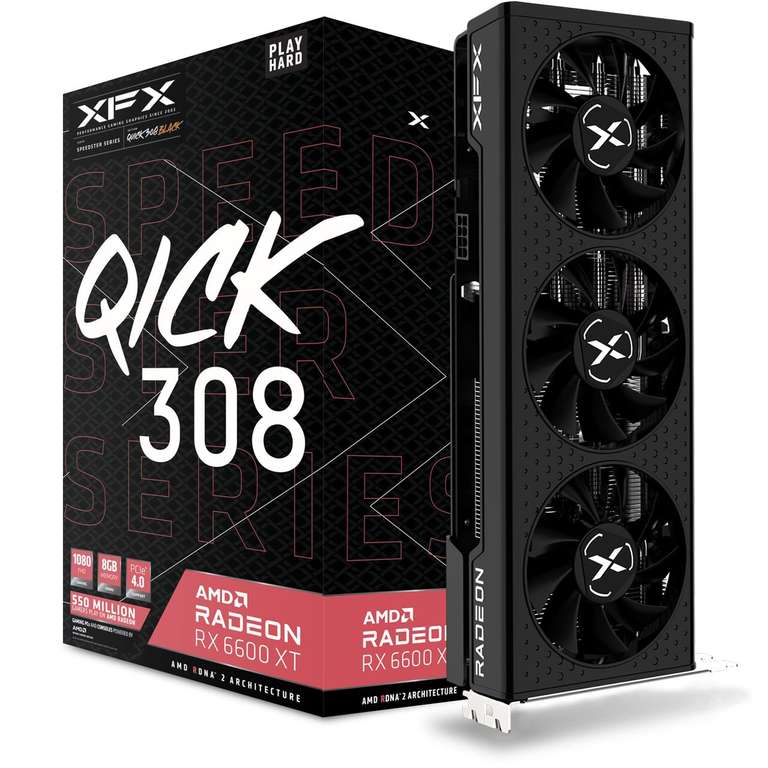 [DE] Karta graficzna XFX Radeon RX 6600 XT QICK308 BLACK GAMING 429 euro