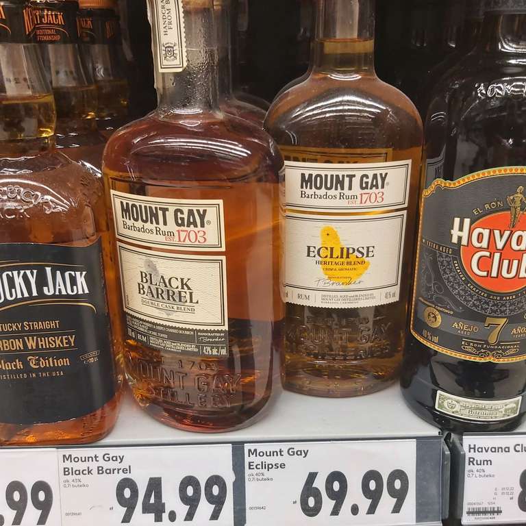 Mount Gay Black Barrel/Dictador 12yo/Opihr/Jameson 1l/Talisker i inne - zbiorczo rum/whisky/gin/brandy-Kaufland