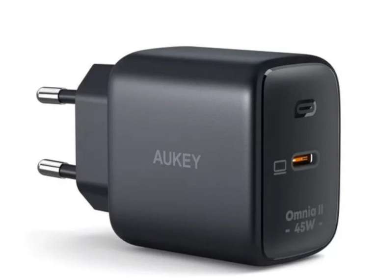 Aukey Ładowarka GaN 45W USB. -C PD. + inne Aukey w opisie