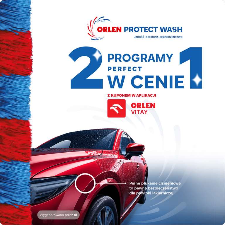 2 mycia Perfect w cenie 1 na stacjach ORLEN