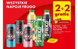 Wszystkie Napoje Frugo - 2+2 gratis - Biedronka