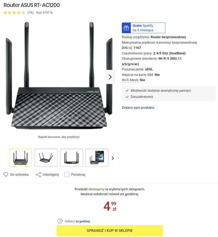 Router asus rt ac1200