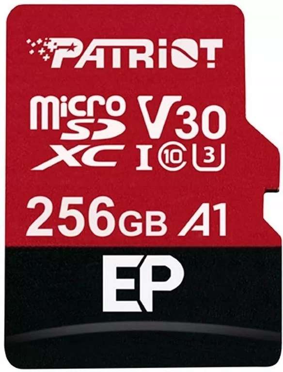 Karta pamięci MicroSDXC Patriot 256GB V30 A1 za 56 zł z wysyłką :)