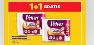 Ręcznik papierowy Velvet 1+ 1 gratis Netto