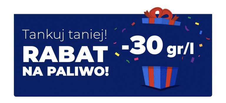 Rabat od MOYA Express - tankuj taniej 30 gr/l
