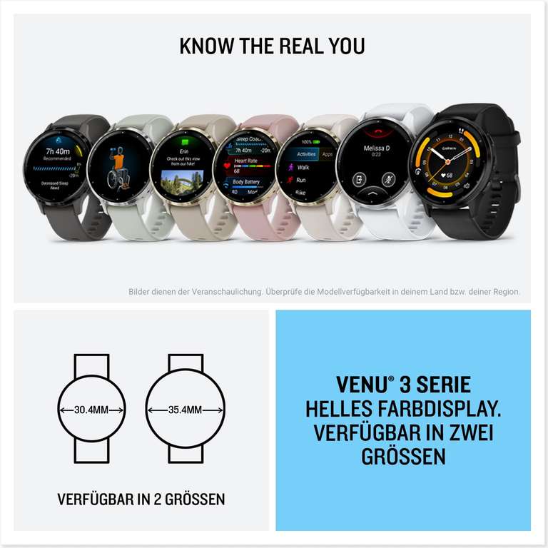 Smartwatch Garmin Venu 3 / Venu 3S | 361,34 euro