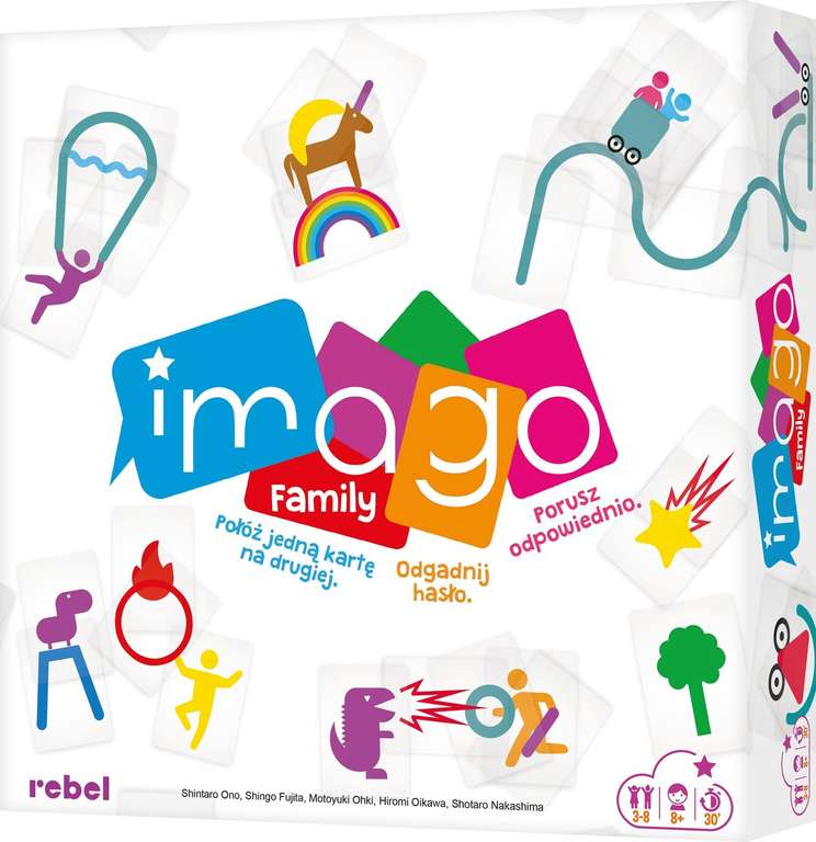 Gra planszowa Imago Family, Rebel (nietypowe kalambury dla całej rodziny) @ Empik