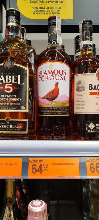 Whisky Famous Grouse 1l biedronka