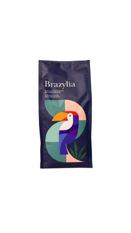 Kawa ziarnista 1kg Brazylia 100% arabica Quba Caffe