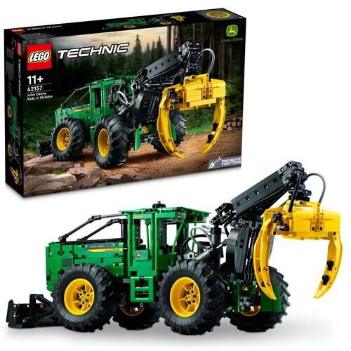 LEGO 42157 Technic - Ciągnik zrywkowy John Deere 948L-II [ dodatkowo za darmo 3 Miesiące Apple+Tv i 2 miesiące Apple Music]