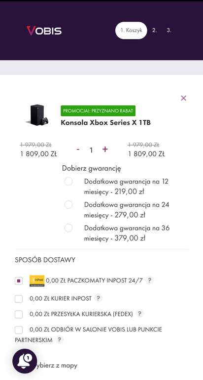 Konsola Xbox Konsola Xbox Series X 1TB - możliwe 1809 zł