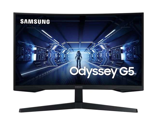 Monitor Samsung 27'' Odyssey G5 - 2560x1440px 144Hz 1 ms Curved