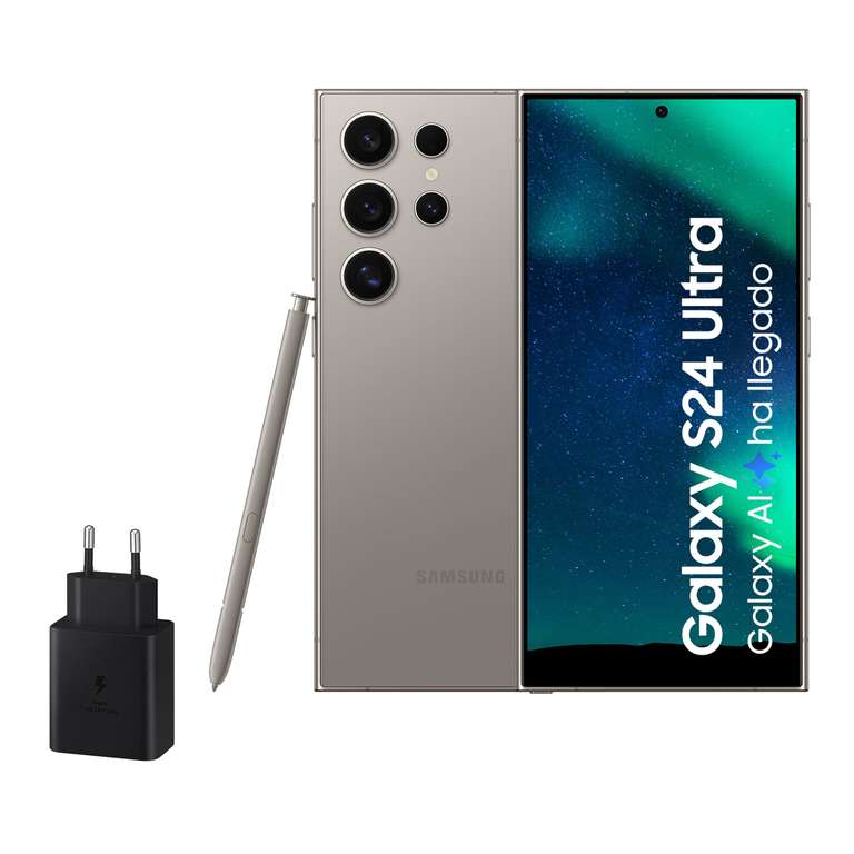 SAMSUNG Galaxy S24 Ultra 12/256GB i ładowarka 45 W 1030,38€ (Możliwe 908€)