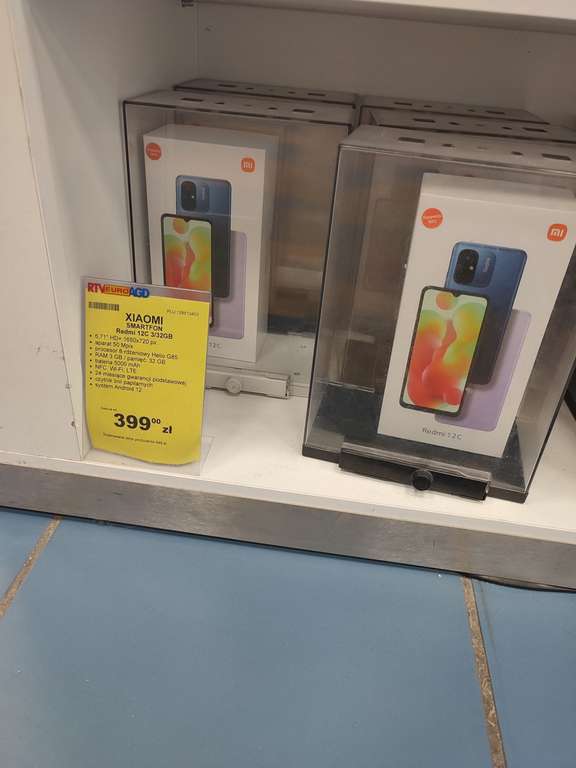 Smartfon Xiaomi redmi 12c za 399 zł!