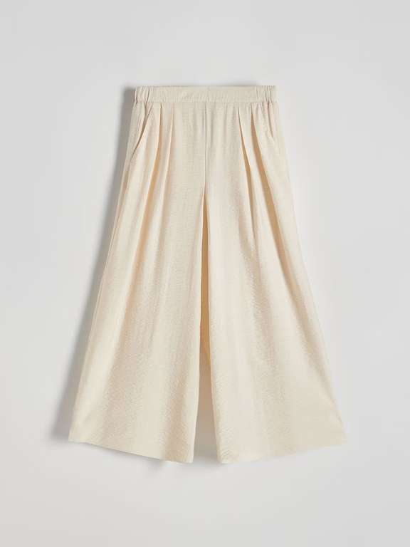 Damskie spodnie culotte z wiskozy, r. XS-XL @Reserved