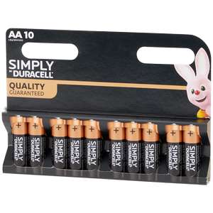 Baterie Duracell Simply AA 10 sztuk