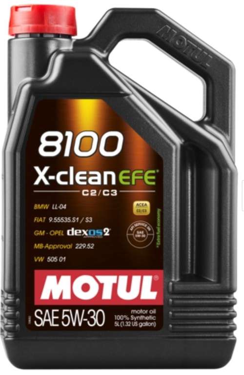 Olej silnikowy MOTUL 8100 X-CLEAN EFE 5W30 4L