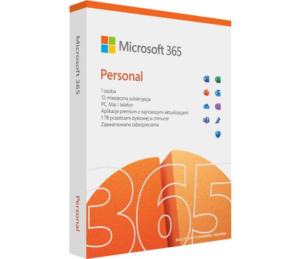 Microsoft 365 Personal (subskrypcja na rok) w promocji x-kom