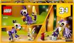 LEGO 31125 Creator Fantastyczne Leśne Stworzenia + woreczki strunowe (prime)