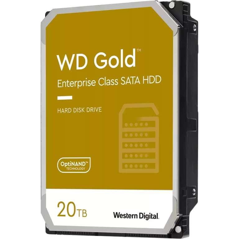 Dysk WD Gold Enterprise Class SATA i WD Red Pro NAS 20 TB w cenie 2099 zł / sztukę, 5 lat gwarancji @ Western Digital