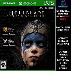 Hellblade: Senua's Sacrifice AR Gra XBOX One / Xbox Series X|S CD Key - wymagany VPN