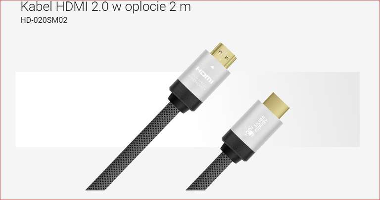 Kabel HDMI 2.0 Silver Monkey HD-020SM02, odbiór osobisty 0zł