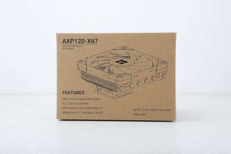 Niskoprofilowe chłodzenie procesora Thermalright AXP120-X67 oraz AXP90-X47, -X36 | 34.31€