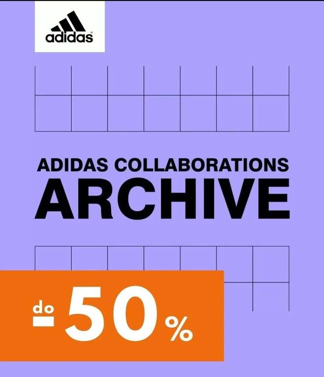 Do -50% Adidas colaborations archive