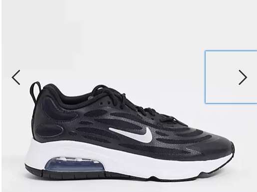 [ASOS] buty damskie Nike – Air Max Exosense – Czarne buty sportowe