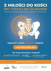Bezpłatne badania w kierunku osteoporozy w Parku Centralnym w Gdyni
