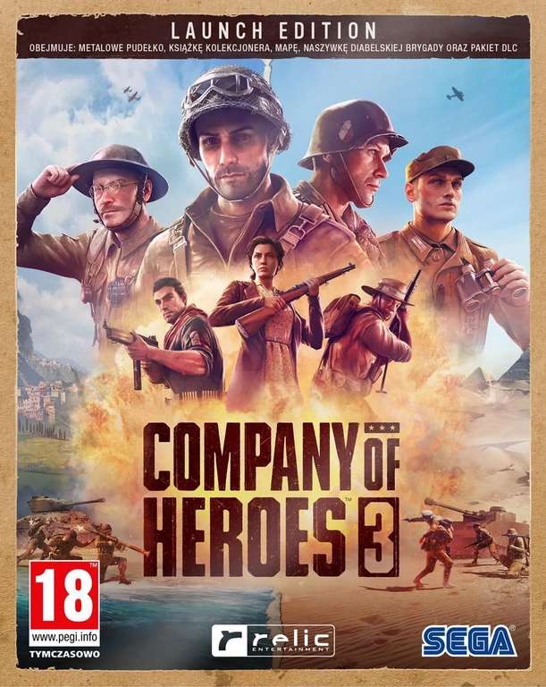 Gra Company of Heroes 3 Edycja Premierowa ze steelbookiem PC