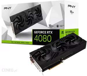 Karta graficzna PNY GeForce RTX 4080 Verto Triple Fan Edition NA RATY w ratach 5889,05zł