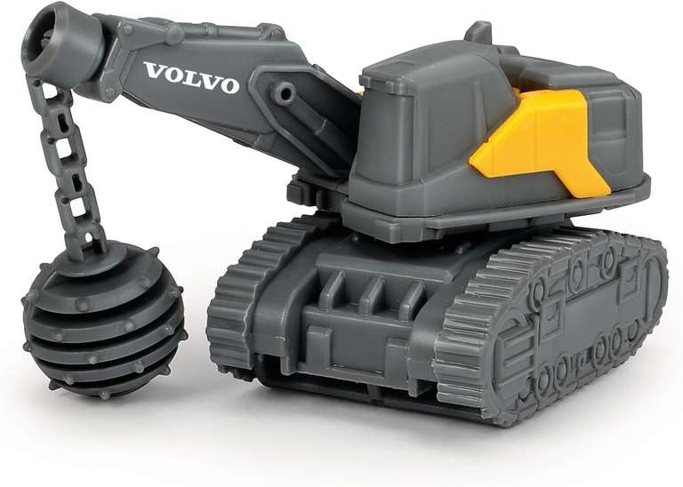 Dickie Toys Volvo trójpak pojazdów budowlanych, 2 wersje - losowy wybór
