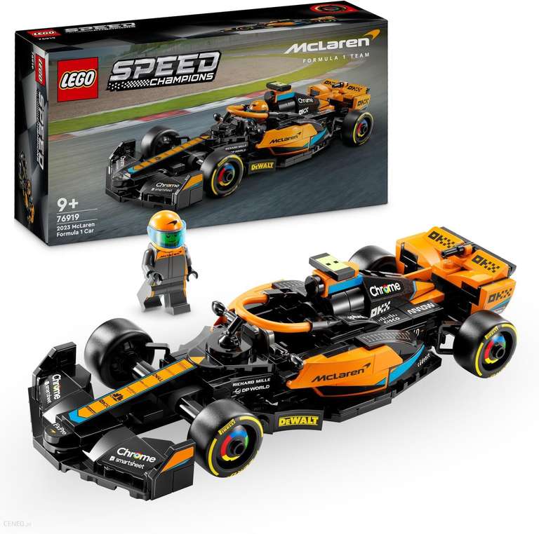 LEGO 76919 Speed Champions - Samochód wyścigowy McLaren Formula 1 wersja 2023