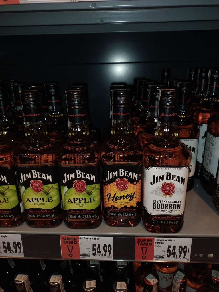 Burbon, whiskey Jim Beam Red stag, Apple, Honey, White, 0,7l, Kaufland