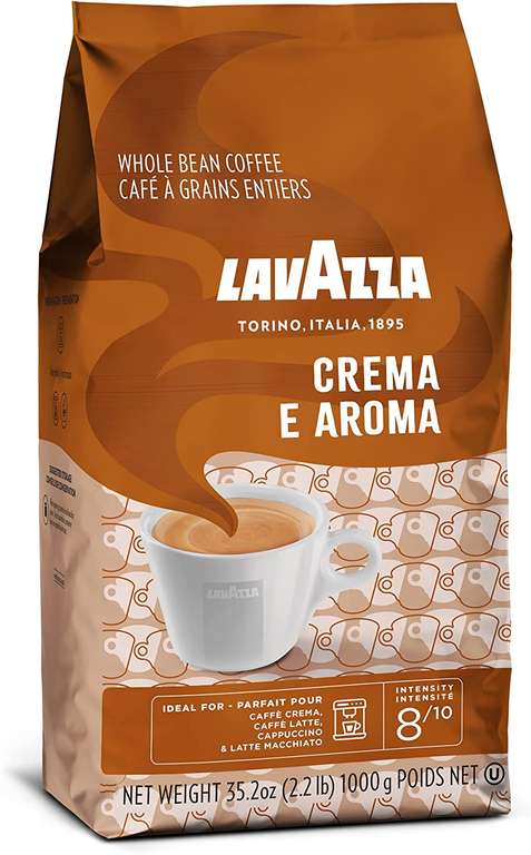 Lavazza Crema e Aroma, Kawa Ziarnista, 43,48zł / 1kg @ Amazon