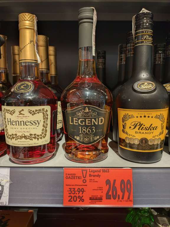 Brandy Legend 1863 0,5l