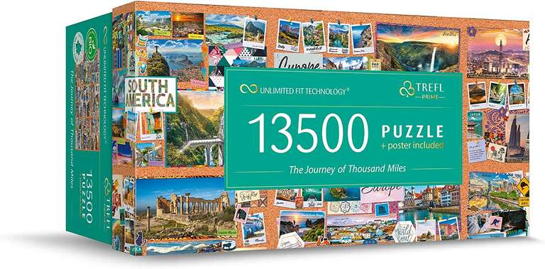Puzzle 13500 elementów Trefl 81025 - The Journey of Thousand Miles ( a za 134,99zł The Greatest Disney Collection 9000el)
