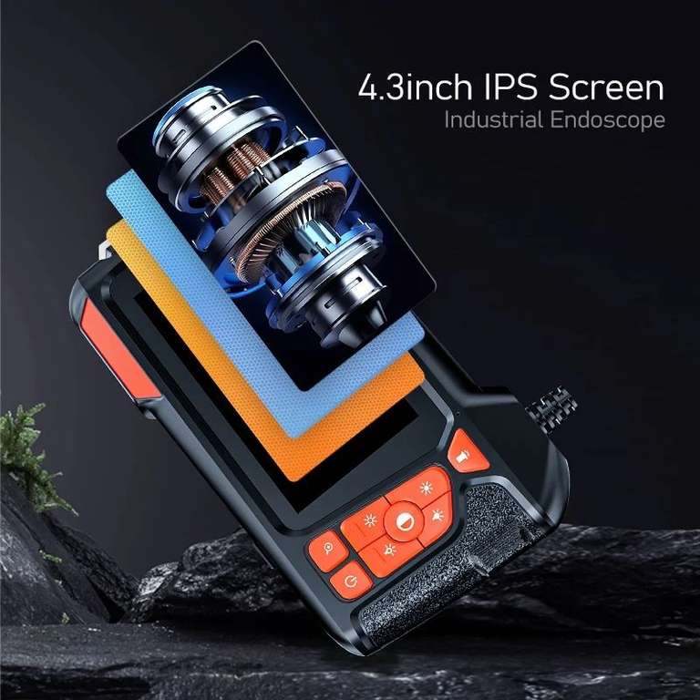 4.3 "kamera endoskopowa HD 1080P 5.5mm IP67 wodoodporna $19.59