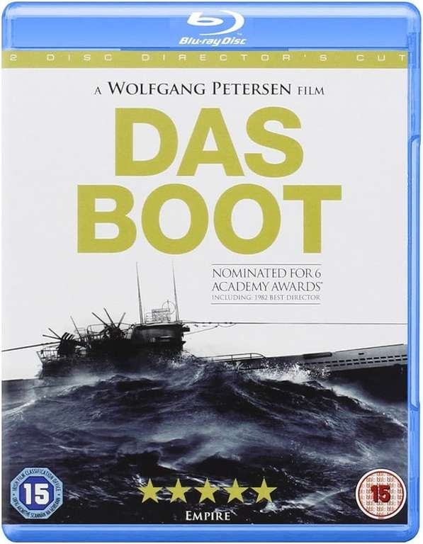 Das Boot Blu-Ray wersja reżyserska [3h28m] amazon.uk £7,99