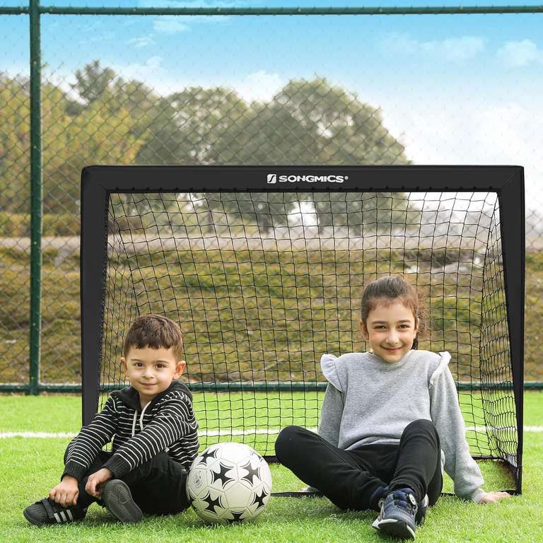 SONGMICS Zestaw 2 szt Bramki do piłki nożnej dla dzieci