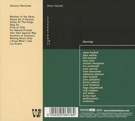 Genesis Revisited I (Re-issue 2013) - Steve Hackett CD