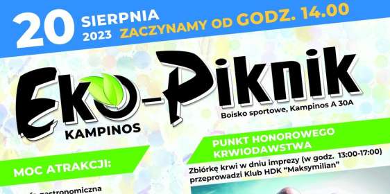 Eko -Piknik Gmina Kampinos-degustacje,konkursy z nagrodami,koncerty