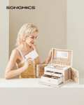 Pojemna szkatułka na biżuterię Songmics + mini pudełeczko podróżne (promocja dla posiadaczy Prime) @Amazon