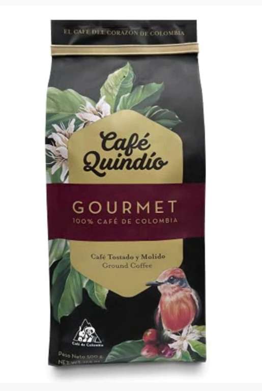 Cafe Quindio Gourmet kawa ziarnista 500g-Biedronka czas na Kolumbię
