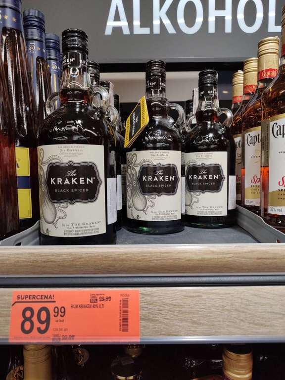 Rum KRAKEN 40%, 0.7l @ Biedronka (Warszawa)