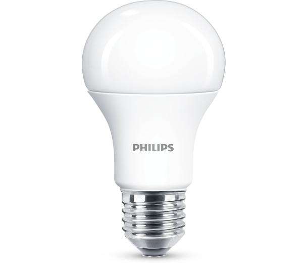 Żarówka Philips 2 PAK LED 75W E27 A60 ciepła biel 2700K (6,50 zł za sztukę, RTV EURO AGD, darmowy odbiór w sklepie)