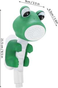 Dziecięca głowica prysznicowa zielona żaba z przyssawką. Dostawa DARMOWA z Prime